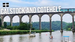 Calstock and Cotehele  a viaduct a village and a vintage home amp gardens  Day out from Plymouth [upl. by Lindblad907]