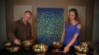 Tibetan Singing Bowls Music for Meditation Relaxation Calming amp Healing [upl. by Marchall]