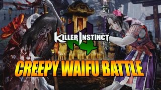 CREEPY WAIFU BATTLE Shin Hisako  Online Ranked Killer Instinct 2017 [upl. by Lyontine475]