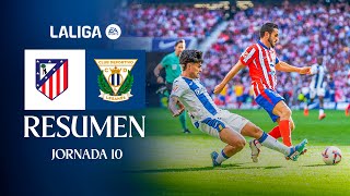 📹 RESUMEN Atlético de Madrid 3 1 CD Leganés  J10  LALIGA [upl. by Kendrah]