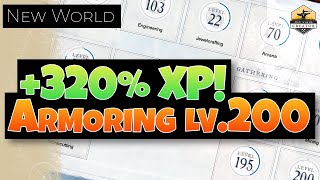 This UNBELIEVEABLE Way to BOOST your Armoring XP by 320  Ultimate New World Armoring Guide 0200 [upl. by Florry470]