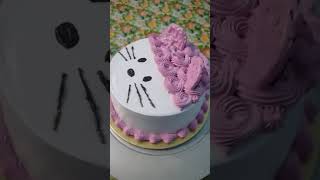 cartoon  cat c theme 😍 chocolate cake 🥰😋😘 [upl. by Ennairoc]