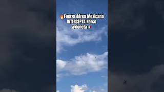 🇲🇽🔥Fuerza Aérea Mexicana INTERCEPTA Narco Avioneta😱 [upl. by Willetta]