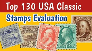 Most Expensive USA Stamps Worth Money  Most Valuable Rare American Postage Stamps [upl. by Malloy113]