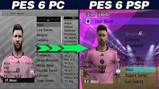 TUTORIAL COMO CONVERTIR CUALQUIER OFOPTION FILE DE PES 6 PC A SAVEDATAOF PSP [upl. by Alad]