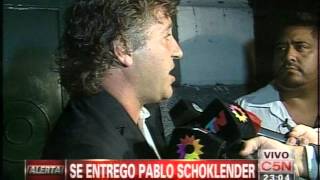 C5N  JUSTICIA SE ENTREGO PABLO SCHOKLENDER [upl. by Nealy]