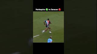 Harlequins vs Saracens  🏉  rugby highlights reels shortsfeed shorts [upl. by Auqinehs]