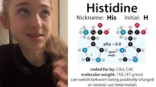 Histidine biochemistry  why its my favorite amino acid and why you may see it drawn many ways [upl. by Retxab]