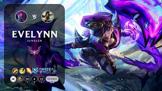 Evelynn Jungle vs Nidalee  KR Master Patch 145 [upl. by Essyle]