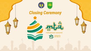 Closing Ceremony MTQ Mahasiswa Nasional UNY 2023 [upl. by Yenot]