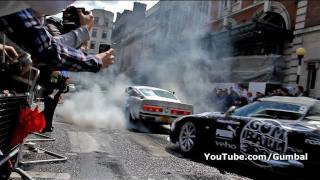 Ford Shelby Mustang GT500 Eleanor BURNOUT LOUD REVS [upl. by Mina889]