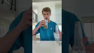 Chugging 10 drinks in 30 seconds World’s fastest beer drinker 🍻 shorts [upl. by Platus]