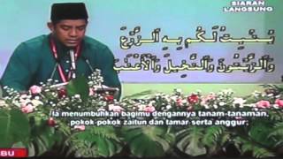 Qari Abdullah Fahmi Kelantan Majlis Tilawah Kebangsaan Malaysia 2014 [upl. by Suehtomit]