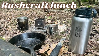 BUSHCRAFT COOKING on FIREBOX NANO Twig Stove [upl. by Siuqcram]