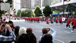 RCMP Div E Pipe Band Canada Day Parade 2012 [upl. by Tsew]