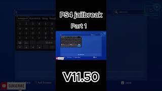 PS4 jailbreak 1150 part 1 jailbreak ps4jailbreak [upl. by Rickart]