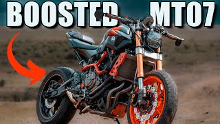 Turbo Yamaha MT07  Performance Mods and Walk around [upl. by Achorn]