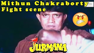 Mithun Chakraborty fight scene  Jurmana  Hindi Action Drama Movie [upl. by Harima]