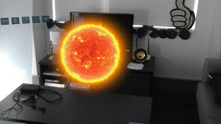 Mixed Reality applications Explore the galaxy with Microsoft Hololens 1 [upl. by Olemrac305]