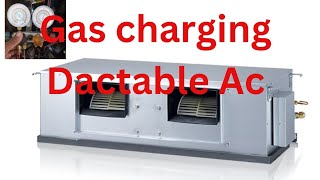 Ductable AC Gas Charging Information Step By Step डक्टेबल एसी गैस चार्जिंग video [upl. by Damalus]