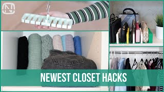 16 CLOSET ORGANIZATION HACKS  How to organize your closet  OrgaNatic [upl. by Vivyanne623]