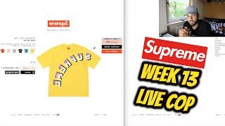 LIVE COP SUPREME WEEK 13 SS18 MANUAL CHECKOUT [upl. by Darooge]