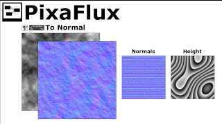 Convert RGB Images to Normal Images  PixaFlux [upl. by Aicilanna]