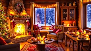 247 Cozy Christmas Fireplace Instrumental 🔥Relaxing Christmas Music Fireplace 🎅 Christmas Ambience [upl. by Marsiella]