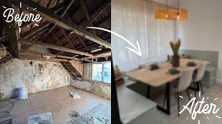 TIMELAPSE RENOVATION 1 YEAR  FROM A HORRIBLE HOUSE TO A WELCOMING HOME FOR MOTHERINLAW [upl. by Alys478]