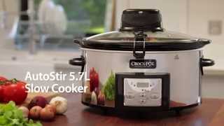 Crock Pot 57L Digital Autostir Slow Cooker CSC012 [upl. by Azer]