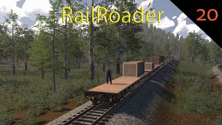 Railroader Ep 20  Deliver Phase 2 supplies to Bryson Bridge [upl. by Anniken]