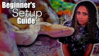 Ball Python Setup Guide 2022 [upl. by Onitsuj]