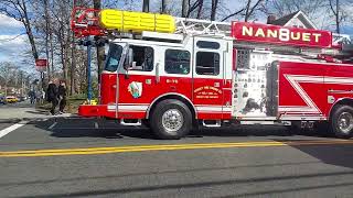 Nanuet 875 Pearl River 121500 amp Nanuet 8patrol returning after standing by during the parade [upl. by Tallulah]