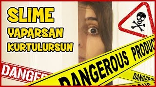 Odada Kilitli Kaldık Slime Yaparsan Kurtulursun Challenge Dila Kent [upl. by Orelee]