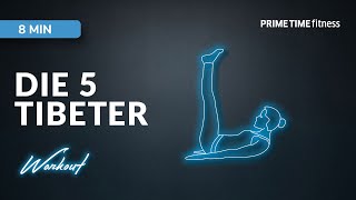 PRIME HOME Workout Session Die 5 Tibeter [upl. by Walburga]