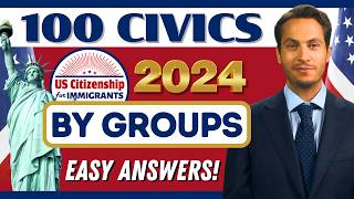 2024 USCIS Official Civics Test By Group 100 US Citizenship Interview Questions and Answers [upl. by Neenaej]