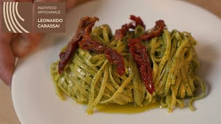 Linguine di Campofilone al Pesto di basilico e Pomodori secchi [upl. by Chen]