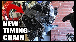 BMW N47 Timing Chain Replacement  Part 2 [upl. by Ella]