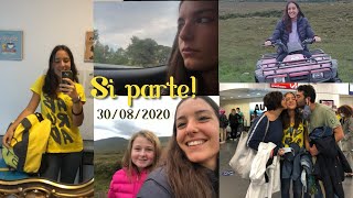 VLOG GIORNO DELLA PARTENZA ✈️  CARLOTTA LUCA [upl. by Michelina704]