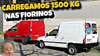 CARREGAMOS 1500 KG NAS FIORINOS SEM DÓ [upl. by Annasoh]