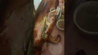 asmr yummy lechon satisfying [upl. by Tnerual]