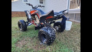 How I Clean My Raptor 700 The Ez Way yamaha raptor700r quadlife savesportquads [upl. by Yanaj862]