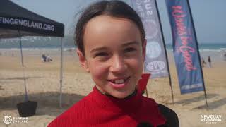 Surfing England 2024 Junior Surfer Series Newquay [upl. by Murtha]