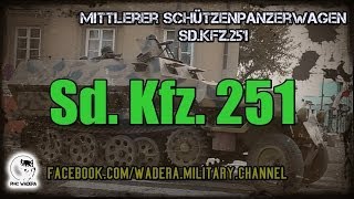 SdKfz251 Mittlerer Schützenpanzerwagen niemiecki transporter opancerzony 1939  1945 [upl. by Eitisahc74]