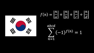 RIDICULOUS number theory problem 1 on Korean Math Olympiad [upl. by Annerol]