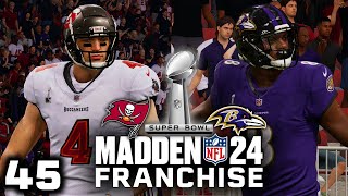 EPIC Super Bowl Against Lamar Jackson  Madden 24 Franchise  Tampa Bay Buccaneers  Ep 45 [upl. by Roderica]