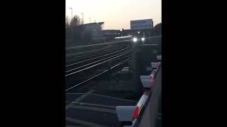 Trains at Gillingham Railway Crossing at Night amp day [upl. by George857]