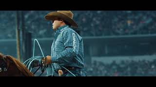 Team Roping Highlights from 2018 RFDTVs The American [upl. by Ellehsor253]