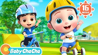 Lets Ride a Bike  Bicycle Safety Song  More Baby ChaCha Nursery Rhymes amp Kids Songs [upl. by Karina580]