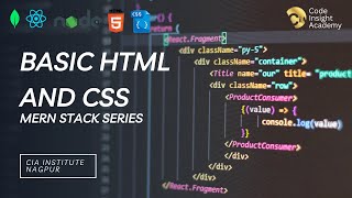 Day 2 Basics of HTML and CSS  Full Stack Series [upl. by Notgnirra]